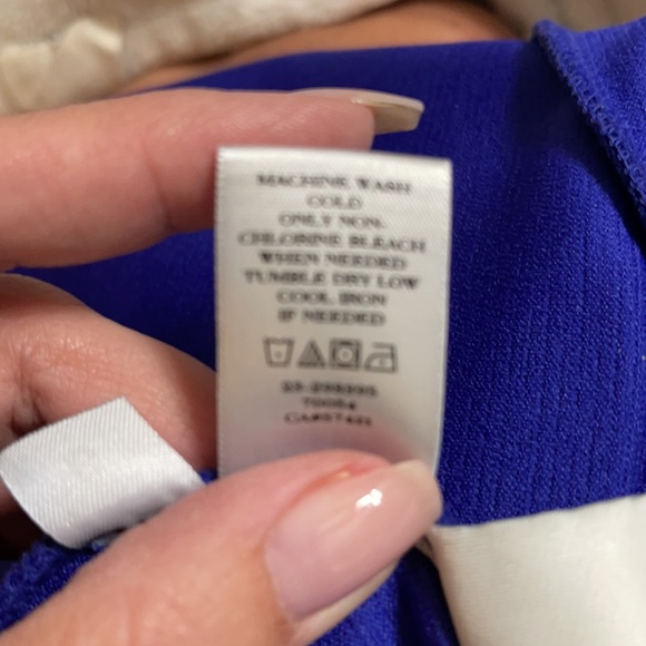 Ann Taylor Blue Blouse with Elegant Design - Picture 8 of 10